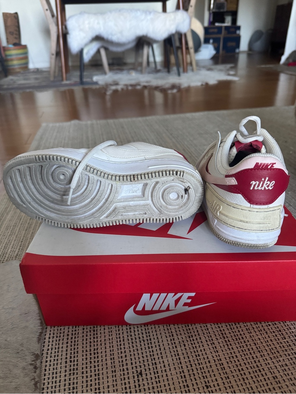Nike Women’s Air Force 1 Shadow Phantom - Picture 2 of 2